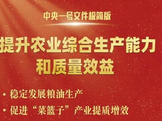 中央一號文件，極簡版來了！